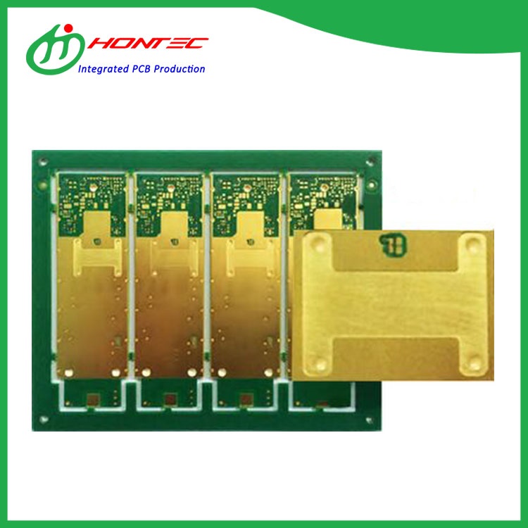 Components of inlaid copper coin PCB
