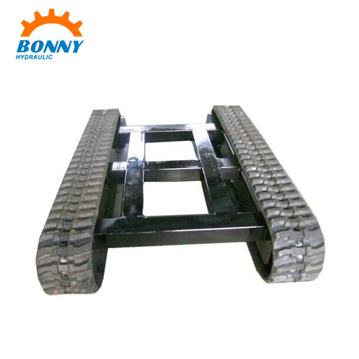 Key features of rubber track undercarriages