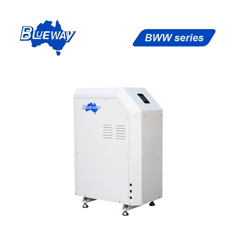 How a water-to-water heat pump typically operates