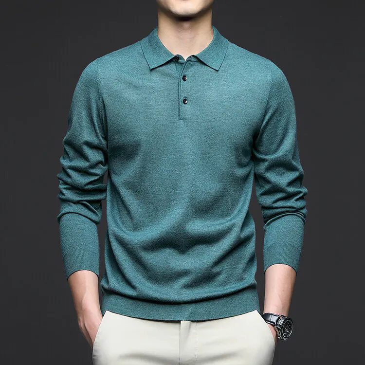 Men's Polo Pullover Sweater: The Perfect Blend of Style and Comfort